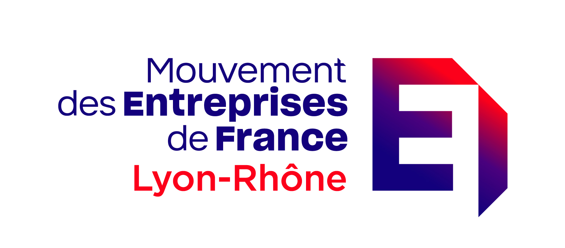 Logo MEDEF Lyon-Rhône Logo du mouvement des entreprises de France Lyon-Rhône